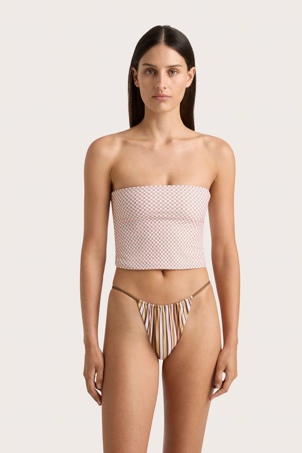 Faithfull The Brand Jean Swim Top Oliander Blush - Final Sale