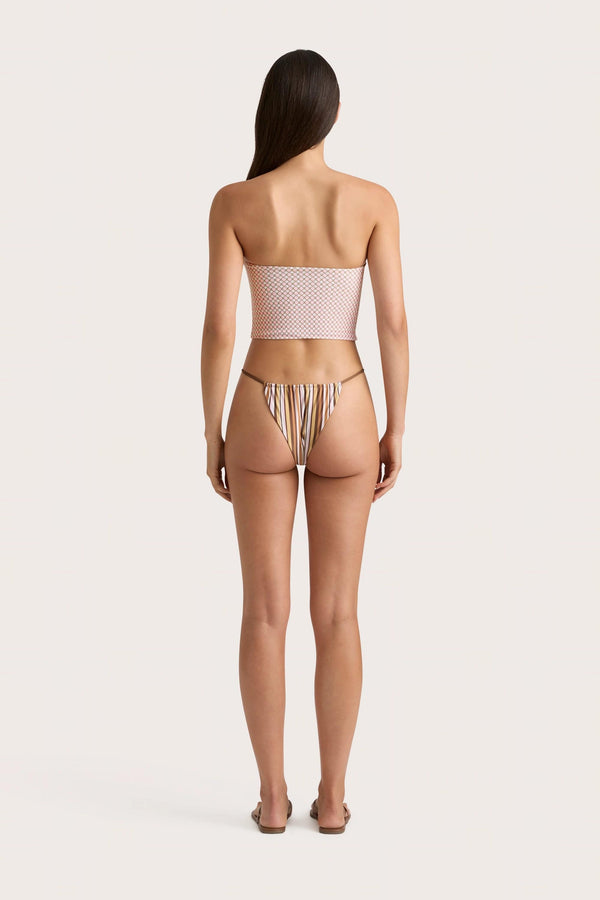 Faithfull The Brand Jean Swim Top Oliander Blush - Final Sale