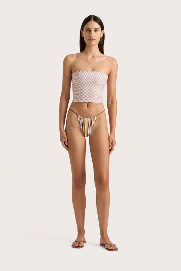 faithfull the brand Jean Swim Top Oliander Blush - Final Sale