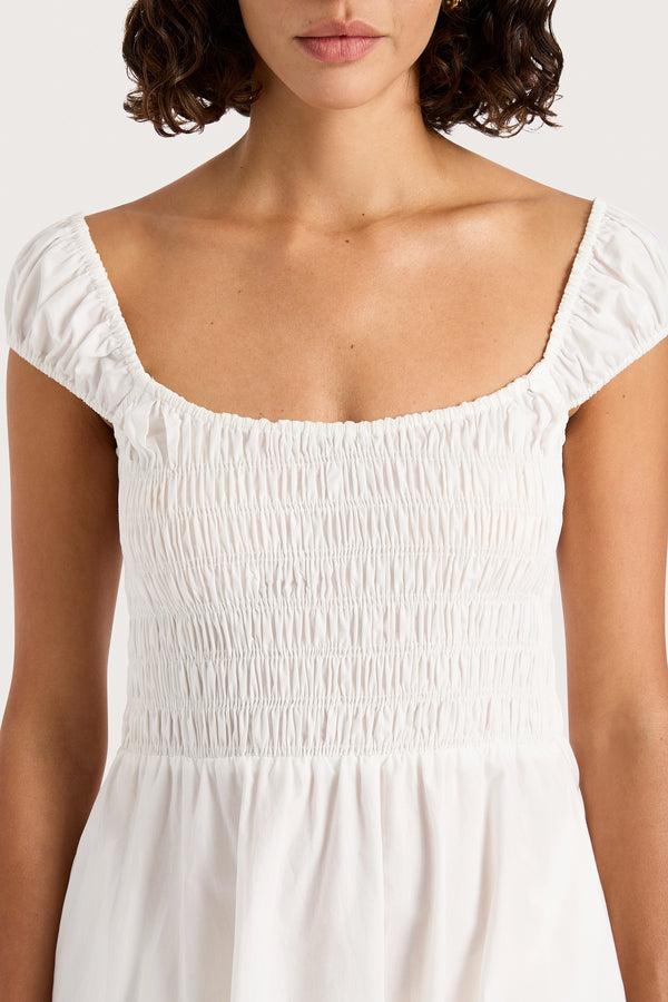 Faithfull The Brand Lene Mini Dress White - Final Sale