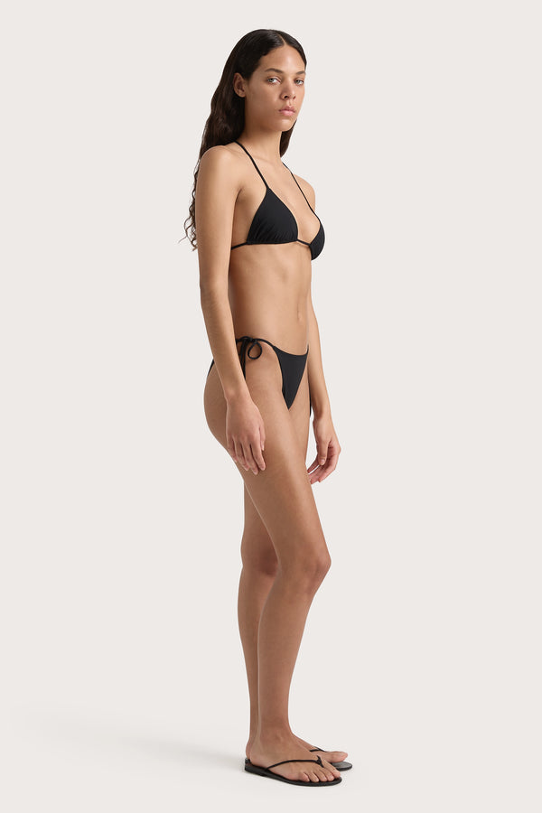Faithfull The Brand Leo Bikini Bottom Black - Final Sale