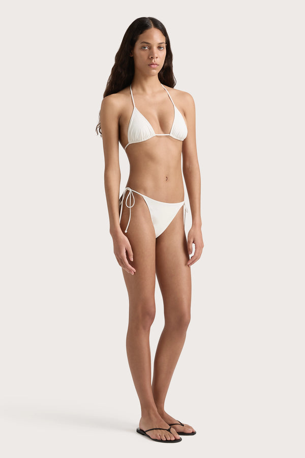 Faithfull The Brand Leo Bikini Bottom White - Final Sale
