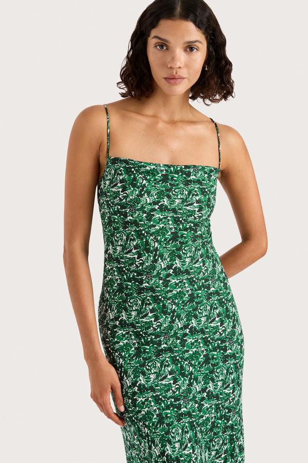 Faithfull The Brand Lusia Maxi Dress Oak - Final Sale