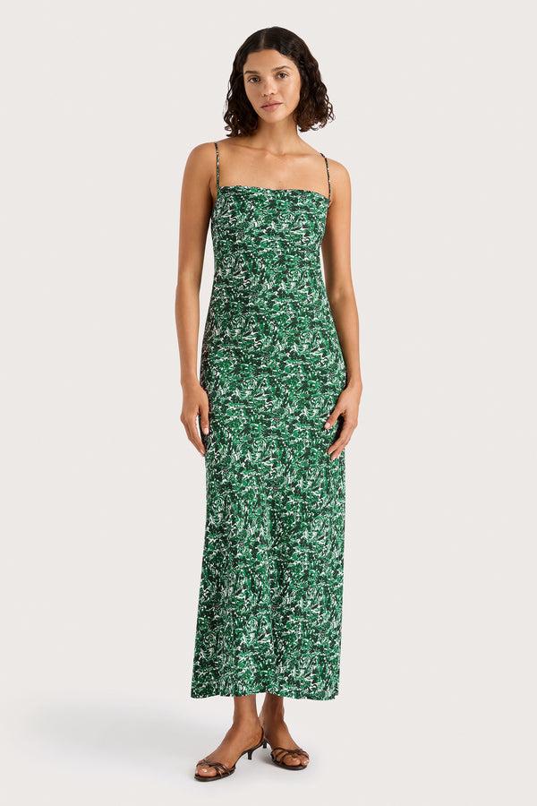 faithfull the brand Lusia Maxi Dress Oak - Final Sale