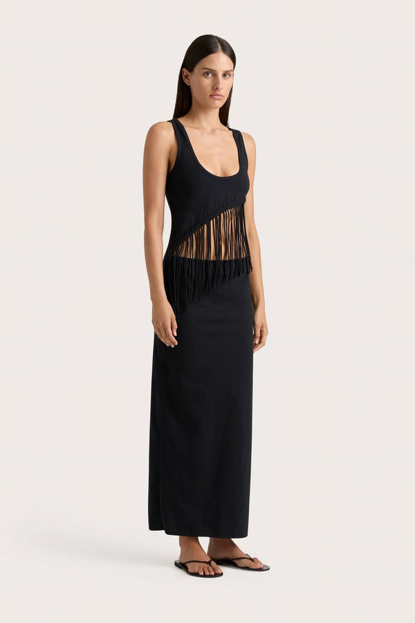 Faithfull The Brand Maceio Maxi Dress Black - Final Sale