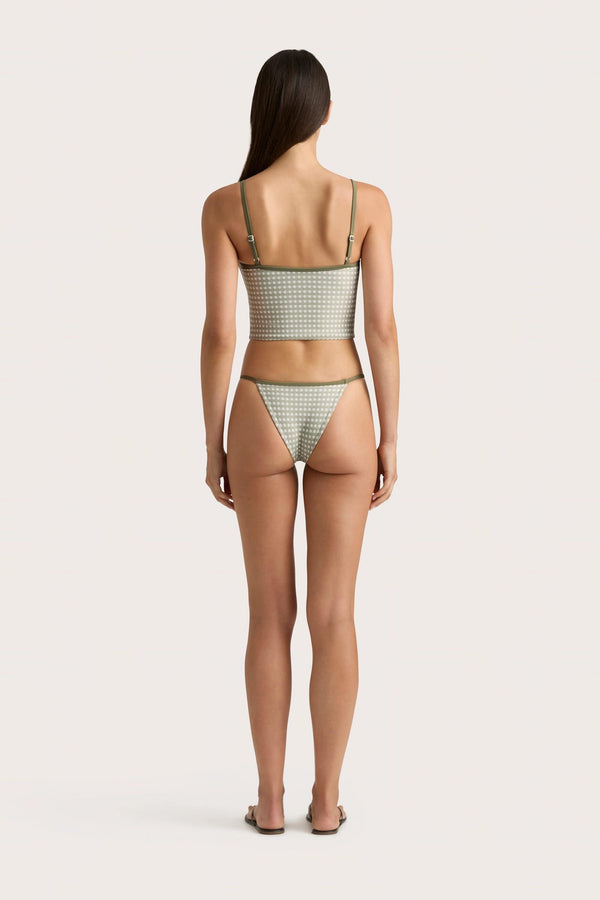 Faithfull The Brand Manon Top Oliander Khaki - Final Sale