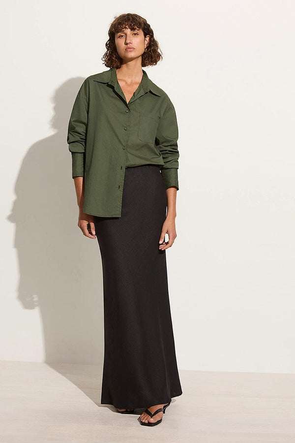 faithfull the brand Mirabella Shirt Pine - Final Sale