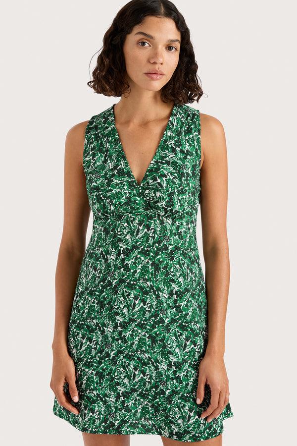 Faithfull The Brand Nadja Mini Dress Oak - Final Sale