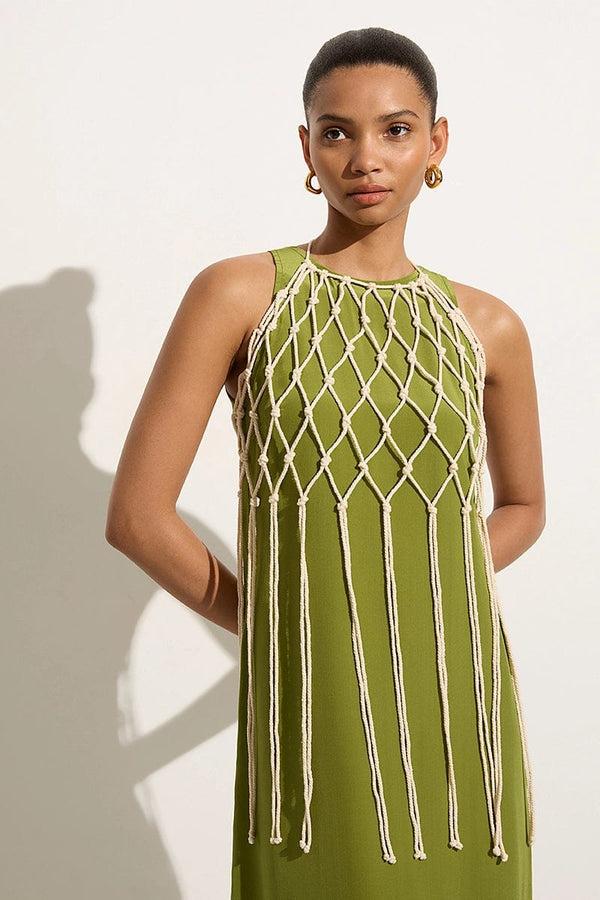 faithfull the brand Nelas Macrame Top Off-White - Final Sale