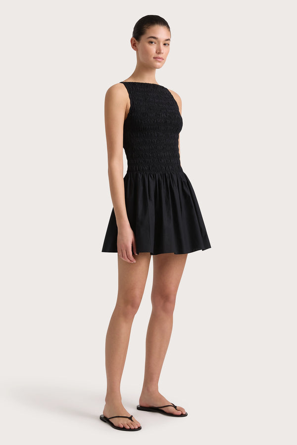 Faithfull The Brand Noa Mini Dress Black - Final Sale