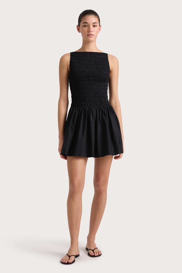 faithfull the brand Noa Mini Dress Black - Final Sale
