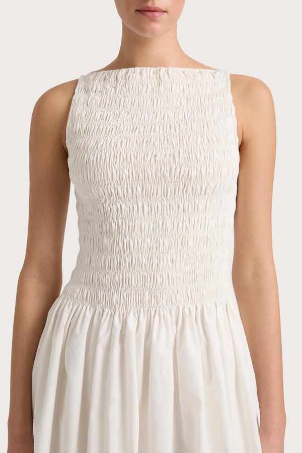 Faithfull The Brand Noa Mini Dress White - Final Sale