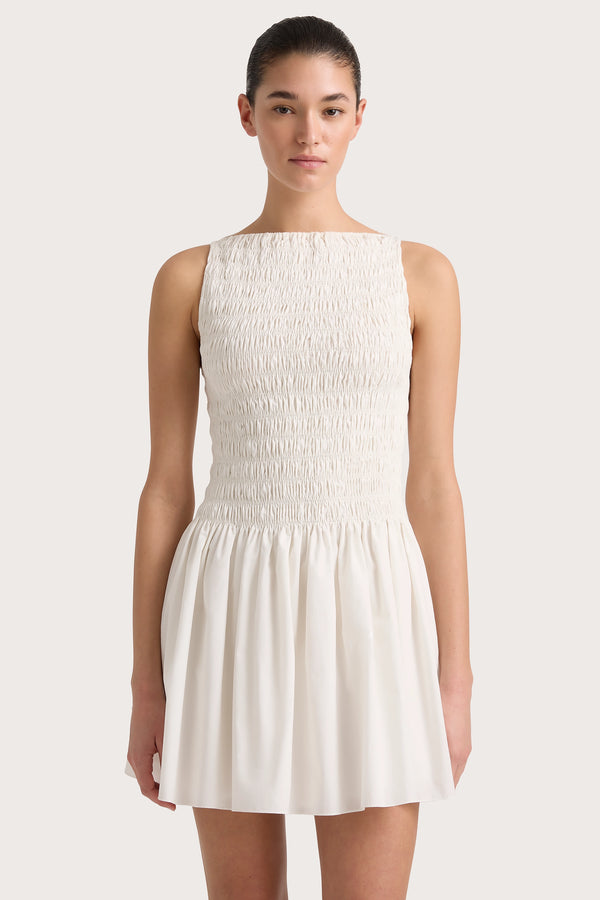 Faithfull The Brand Noa Mini Dress White - Final Sale