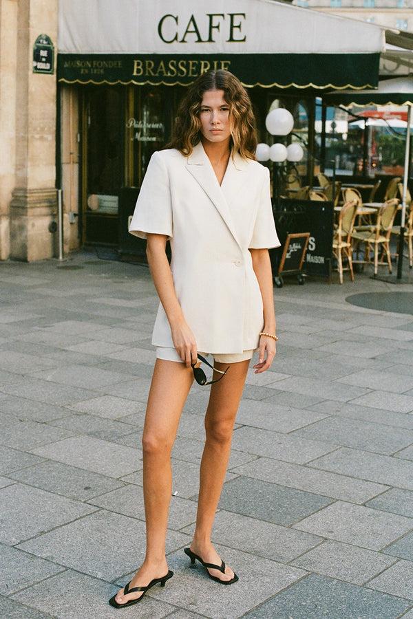 Faithfull The Brand Noto Mini Short Beige - Final Sale