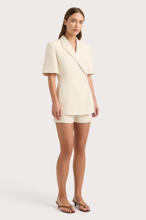 Faithfull The Brand Noto Mini Short Beige - Final Sale