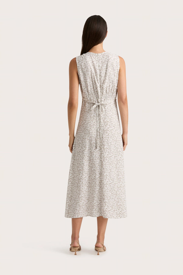 Faithfull The Brand Oceane Midi Dress Calla Umber - Final Sale