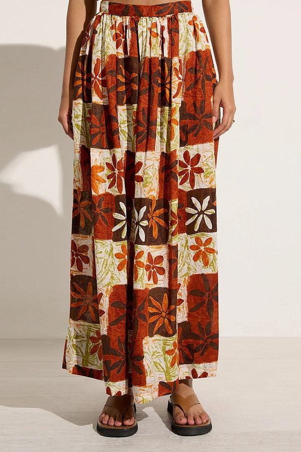 Faithfull The Brand Oliveira Skirt Tobago Floral - Final Sale