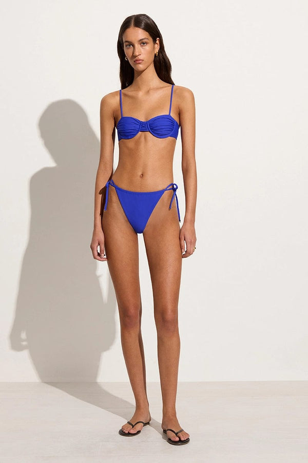 faithfull the brand Pacific Bikini Bottoms Cobalt - Final Sale