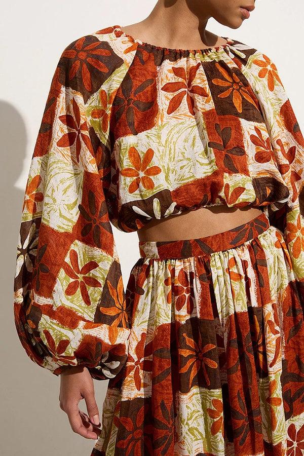 Faithfull The Brand Pereira Top Tobago Floral - Final Sale