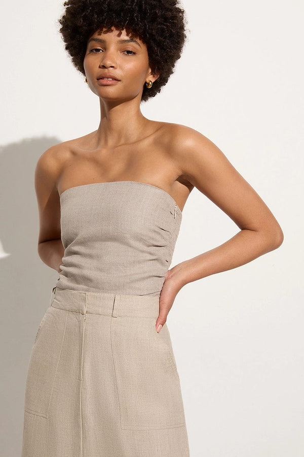 faithfull the brand Praiyah Bodice Natural - Final Sale