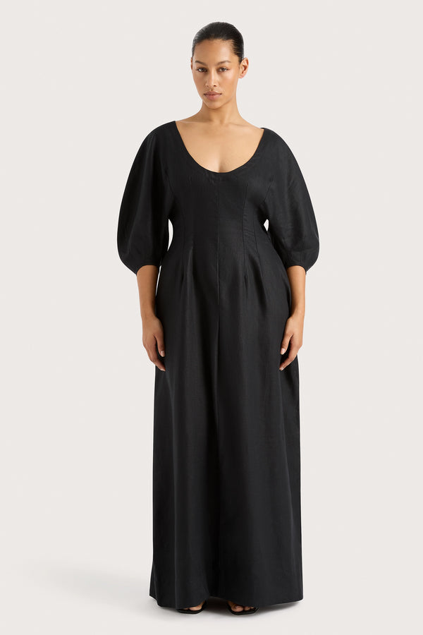 faithfull the brand Raynara Maxi Dress Black - Final Sale