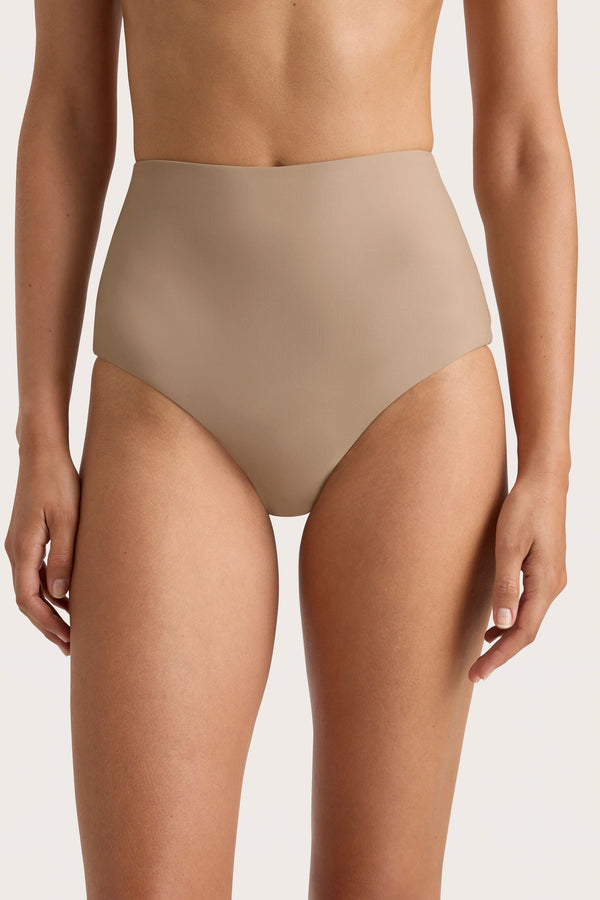 Faithfull The Brand Reyes Bikini Bottom Taupe - Final Sale