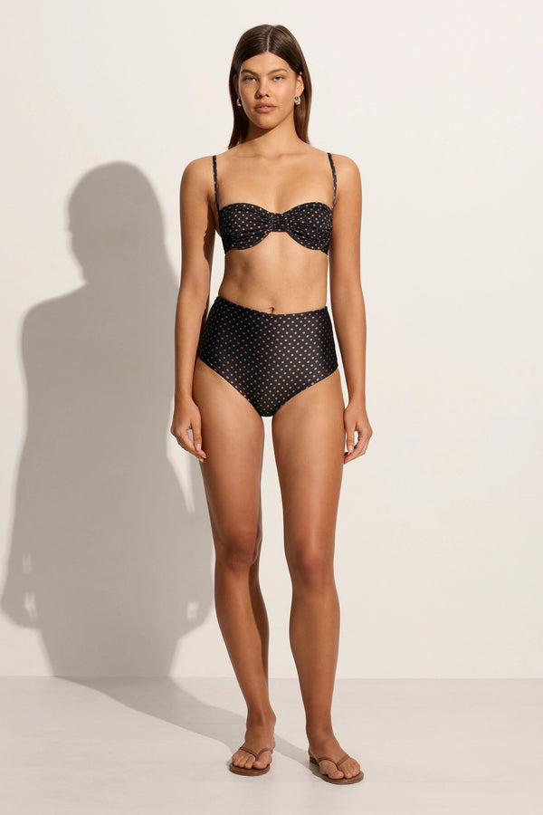Faithfull The Brand Reyes Bikini Bottoms Ludovica Polka Dot - Final Sale