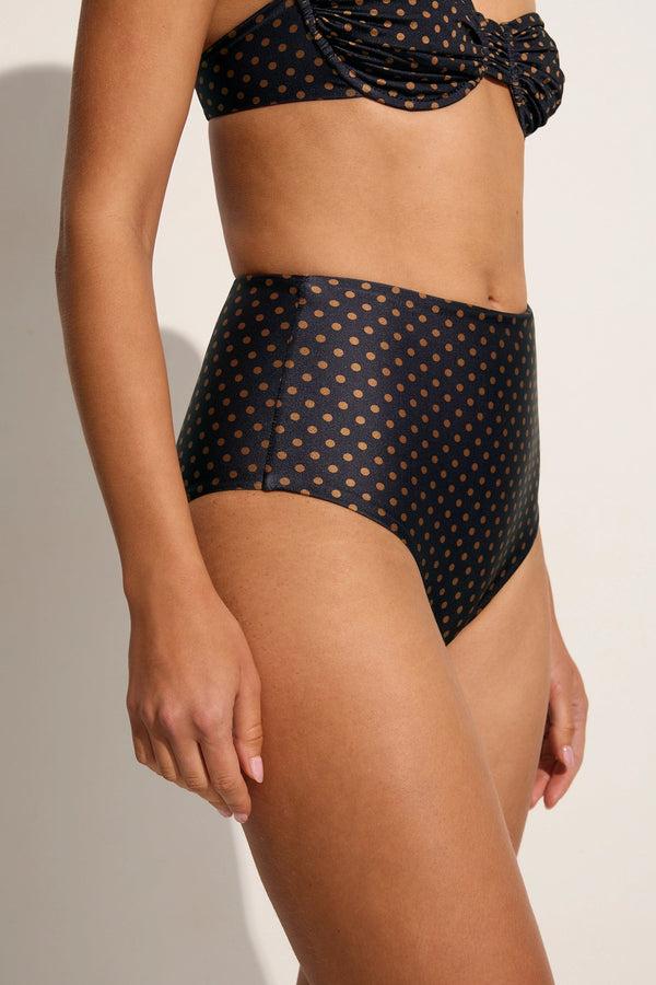 faithfull the brand Reyes Bikini Bottoms Ludovica Polka Dot - Final Sale
