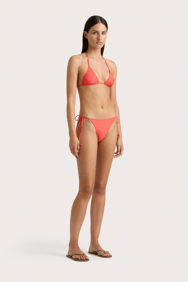 Faithfull The Brand Sete Bikini Top Vermillion - Final Sale