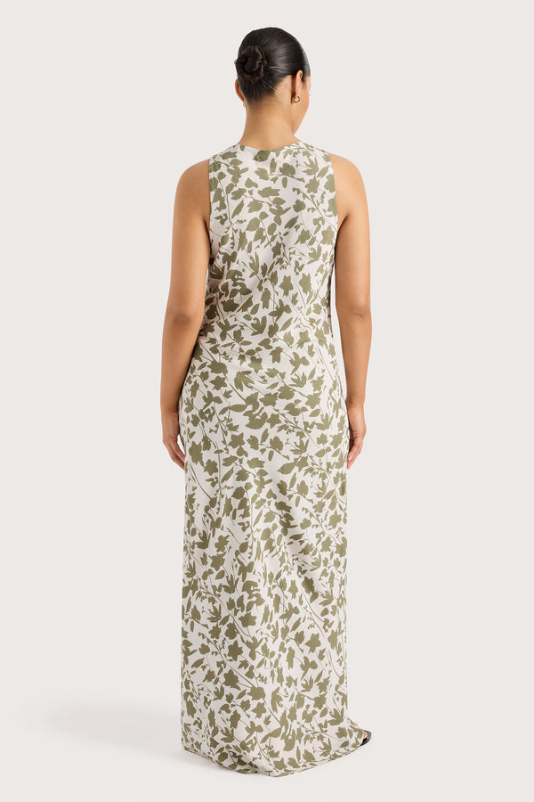 Faithfull The Brand Silya Maxi Dress Poplar Sage - Final Sale
