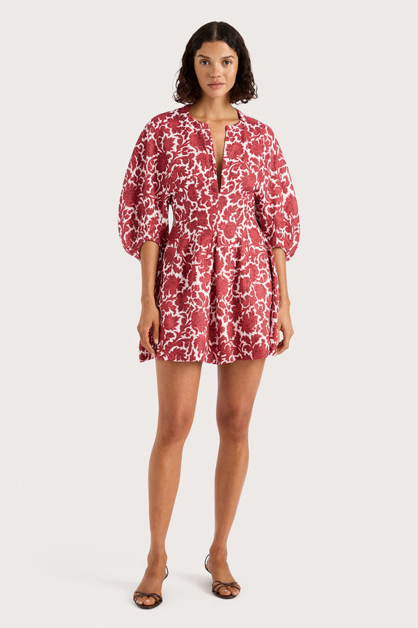 faithfull the brand Soleil Mini Dress Heuchera Print