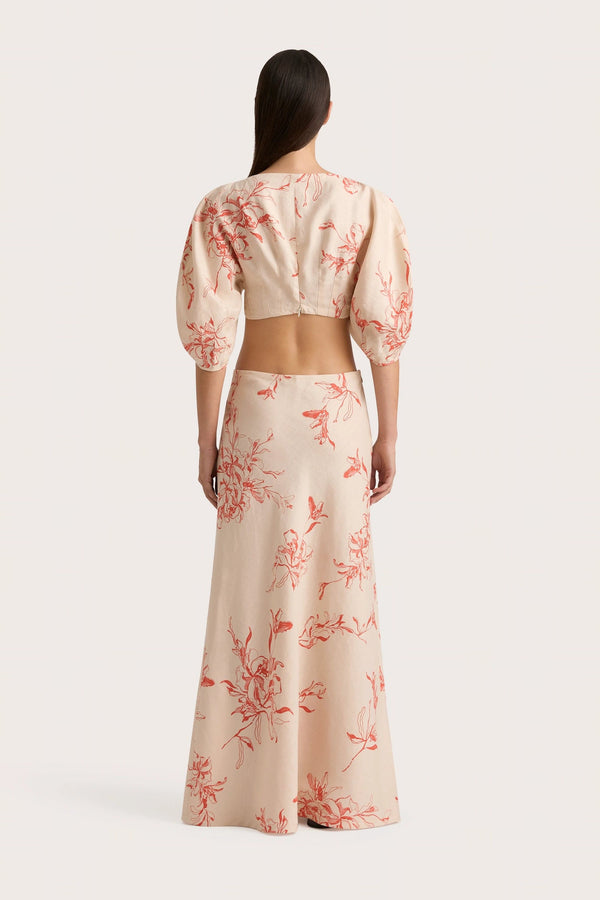 Faithfull The Brand Soleil Top Leilani Vermilion - Final Sale