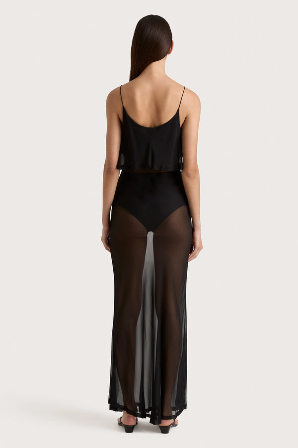 Faithfull The Brand Vestlia Maxi Dress Black - Final Sale