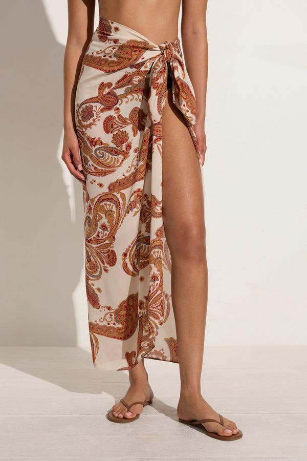 Faithfull The Brand Vicenza Pareo Alessia Paisley - Final Sale