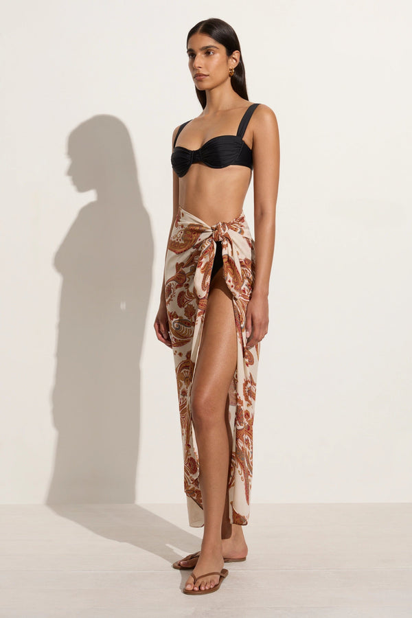 Faithfull The Brand Vicenza Pareo Alessia Paisley - Final Sale