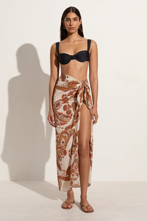 faithfull the brand Vicenza Pareo Alessia Paisley - Final Sale