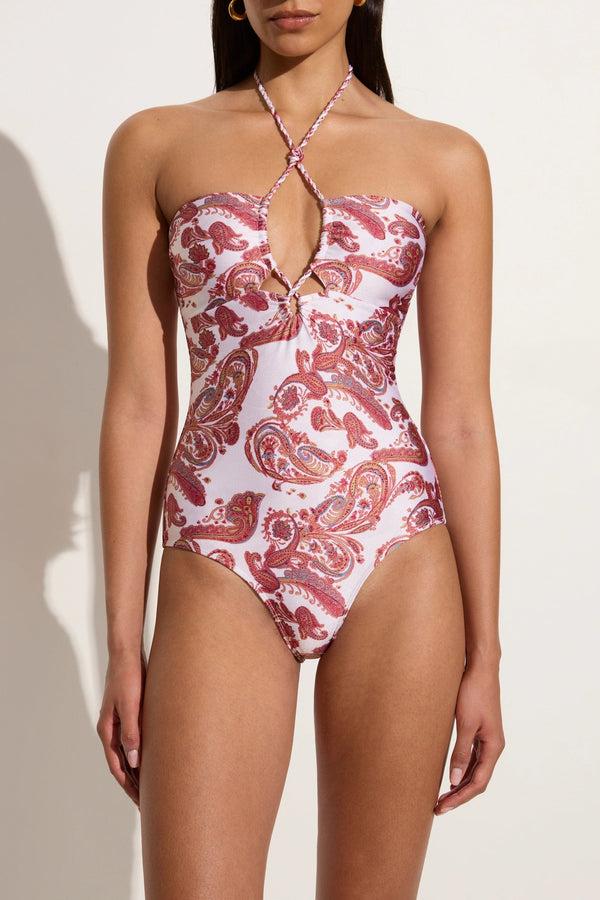 Faithfull The Brand Viviana One Piece Alessia Paisley - Final Sale