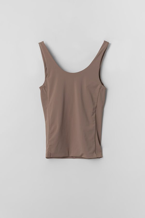 fall winter spring summer Akubi Seamless Top Cocoa Brown