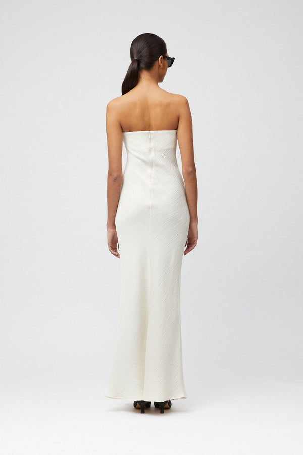 Fall Winter Spring Summer Amara Strapless Dress Cream