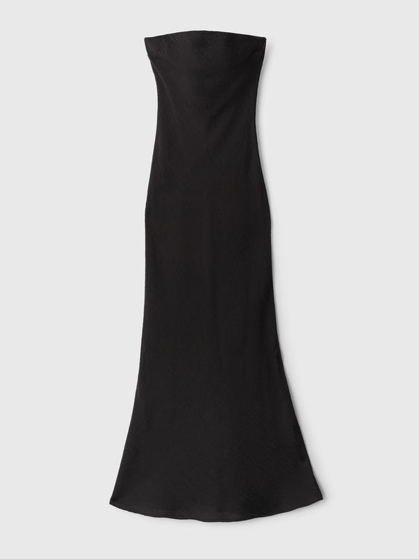 Fall Winter Spring Summer Amara Strapless Dress Jet Black
