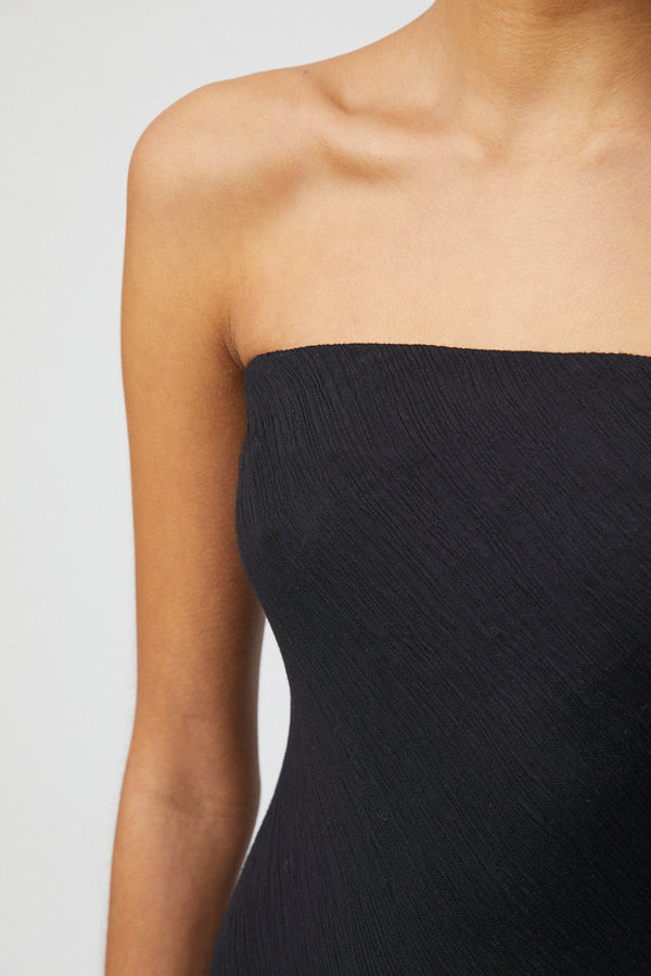 Fall Winter Spring Summer Amara Strapless Dress Jet Black