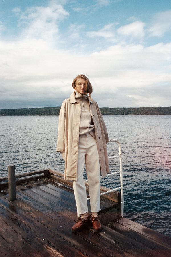 Fall Winter Spring Summer Anchorage Trench Coat Travertine