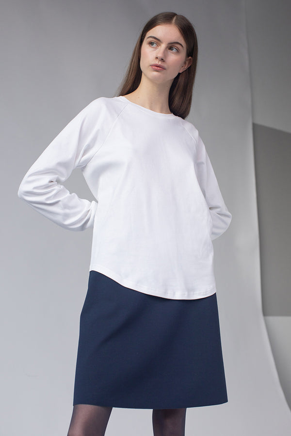 Fall Winter Spring Summer Anne Karin Short Navy Skirt