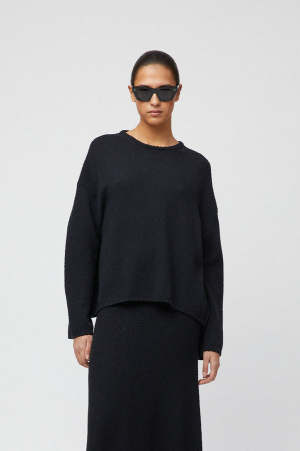 fall winter spring summer Blackrock Sweater Pitch Black