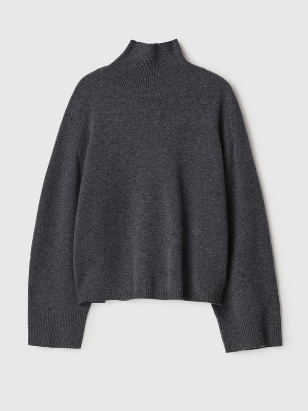 fall winter spring summer Cape Cod Turtleneck Sweater Charcoal