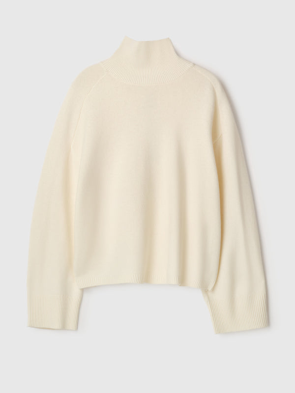 Fall Winter Spring Summer Cape Cod Turtleneck Sweater Macadamia
