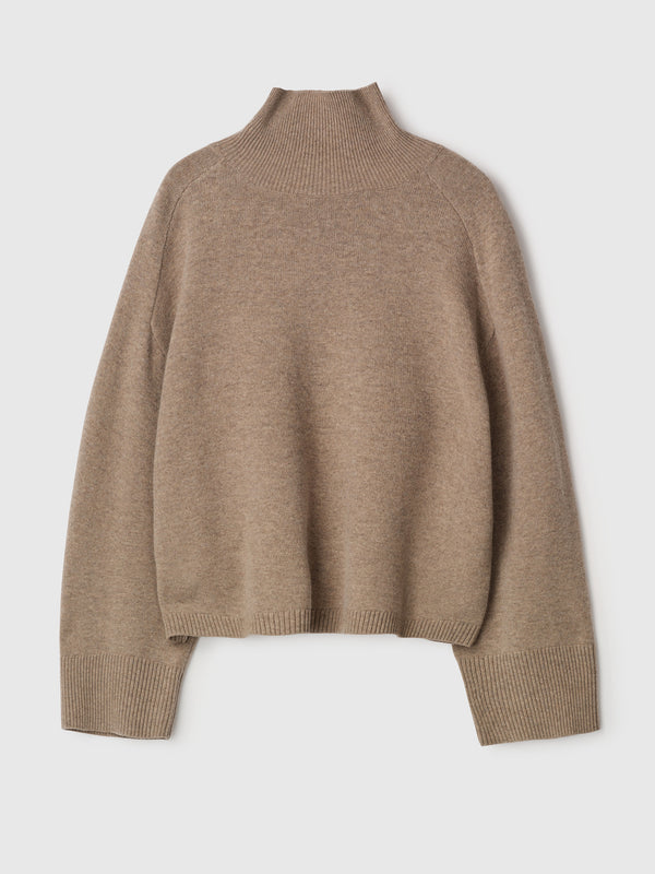 Fall Winter Spring Summer Cape Cod Turtleneck Sweater Wheat
