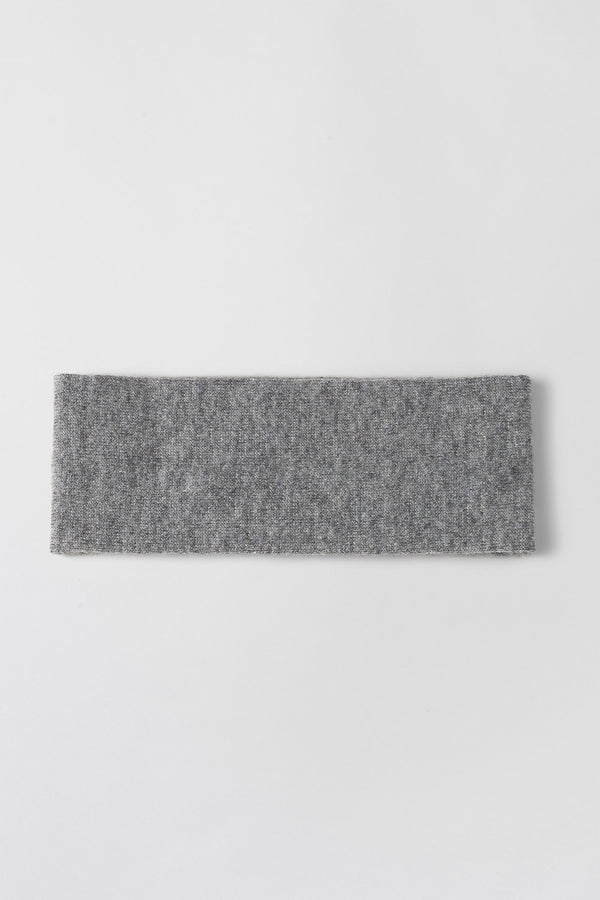 fall winter spring summer Cashmere Headband Gray Melange