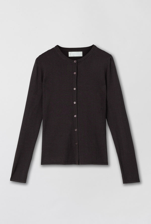 Fall Winter Spring Summer Celeste Cardigan Chocolate