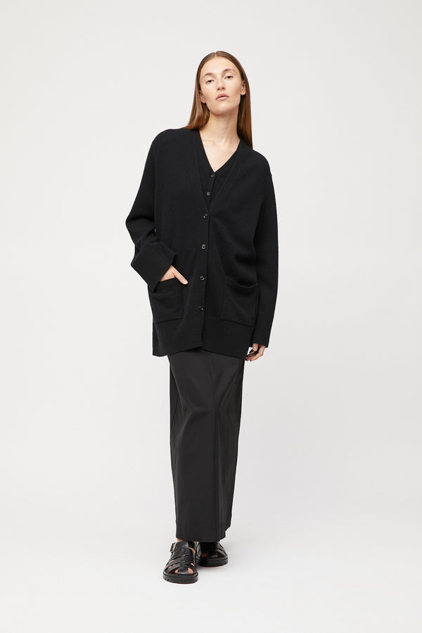 Fall Winter Spring Summer Charles Cardigan Jet Black